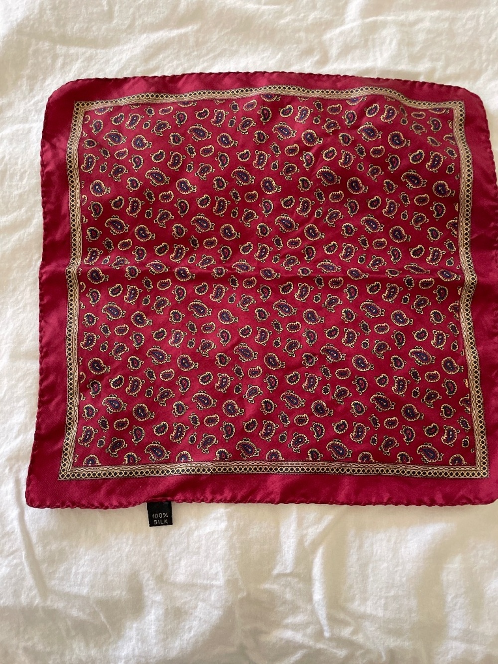Paisley handkerchief